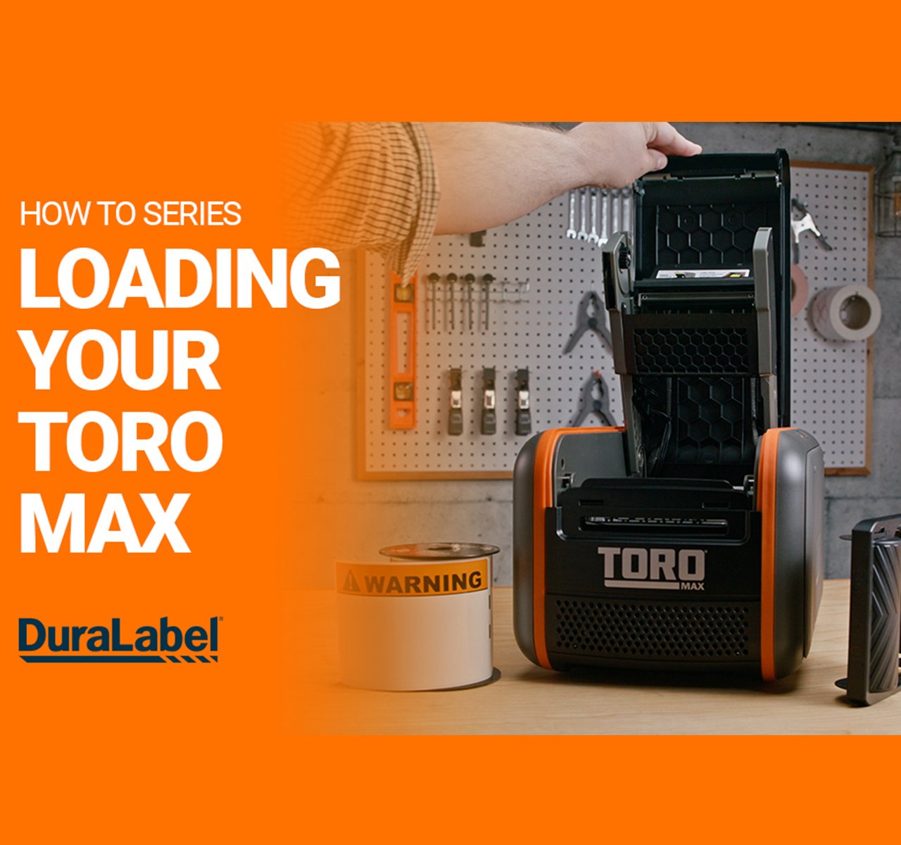 Toro Max Cleaning Industrial Print System DuraLabel